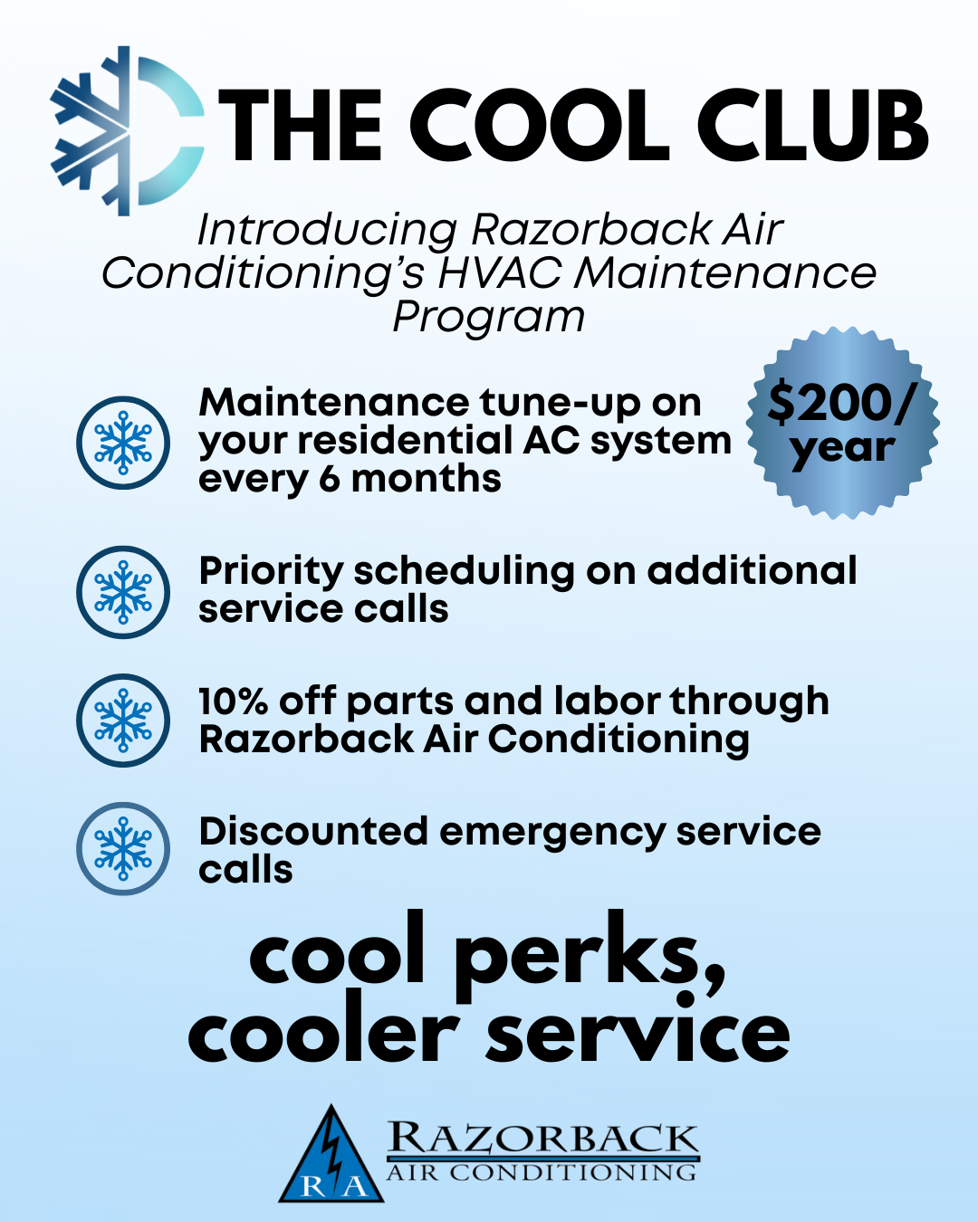 The Cool Club Winter Promotion
