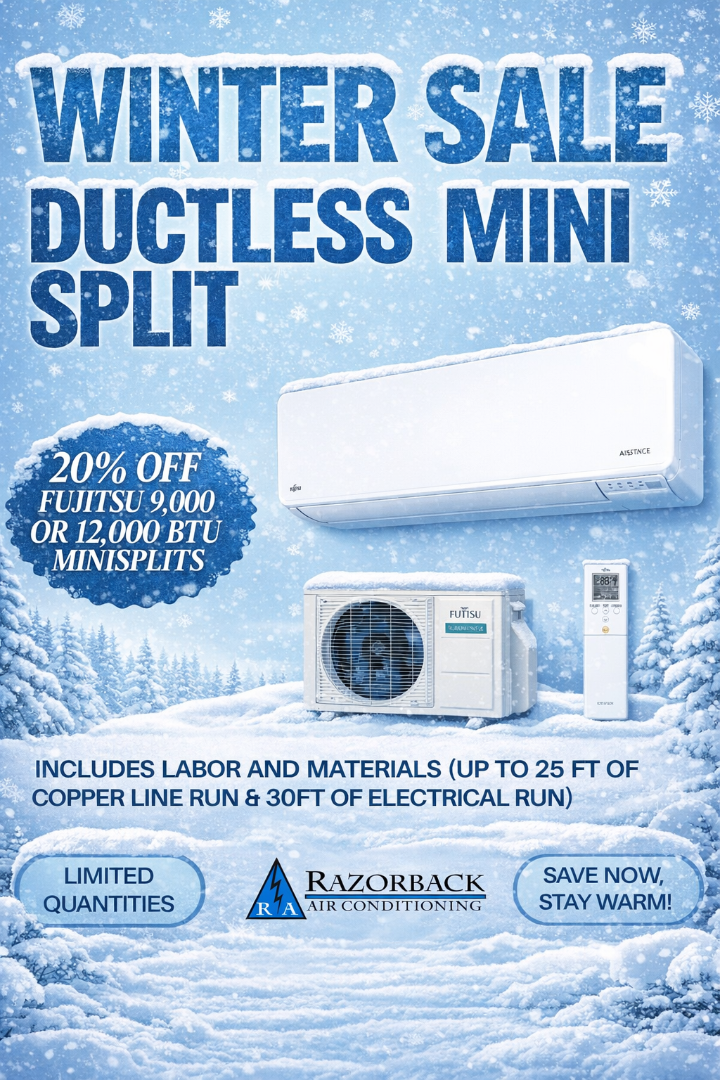 Winter Mini Split Promotion